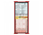WhiteCoat Clipboard® Trifold - Red Primary Care Edition